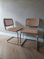 Loods5 webbing stoelen eetkamerstoelen vintage trend rotan, Huis en Inrichting, Stoelen, Ophalen, Twee, Bruin, Vintage
