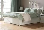 Ikea bed, Ophalen of Verzenden, 140 cm, Wit, Zo goed als nieuw