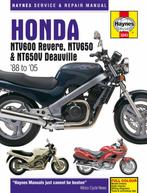 Honda NTV600 NT650V NTV650 Deauville 1988-2005 Haynes boek, Motoren, Handleidingen en Instructieboekjes, Honda