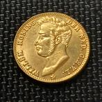 5 gulden vijfje Willem I Goud Verguld naslag 1826, Verzenden, 5 gulden, Goud, Koning Willem I