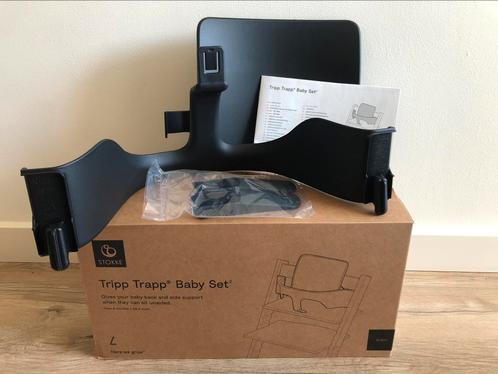 Nieuwe Stokke Tripp Trapp babyset zwart, Kinderen en Baby's, Kinderstoelen, Nieuw, Meegroeistoel, Ophalen of Verzenden