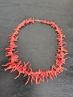 Bloedkoraal ketting, Sieraden, Tassen en Uiterlijk, Kettingen, Ophalen of Verzenden, Rood, Steen of Mineraal