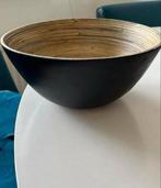 Ronde bamboe schaal, Huis en Inrichting, Woonaccessoires | Schalen en Manden, Overige materialen, Gebruikt, Schaal, Rond