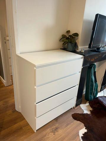 Witte IKEA Malm ladekast - afbeelding 1