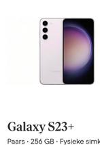 samsung s23+256gb, Zwart, Ophalen of Verzenden, Zo goed als nieuw, Galaxy S23