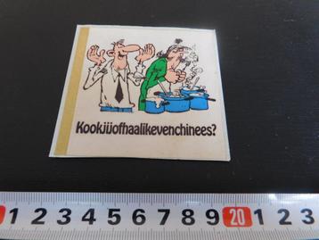 sticker strip Kookjijofhaalikevenchinees ?   beschikbaar voor biedingen