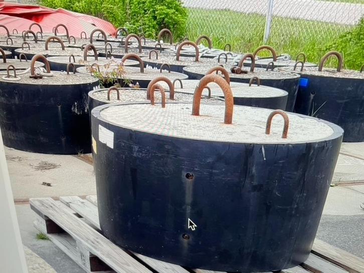 Poeren  30 stuks, Tuin en Terras, Overkappingen, Zo goed als nieuw, Overige typen, Ophalen