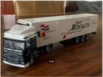 DAF miniatuur Van Rooijen BV. met koeltrailer, Ophalen of Verzenden, Zo goed als nieuw, Bus of Vrachtwagen, Overige merken