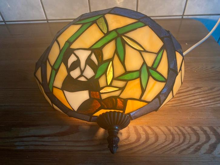 Tiffany wandlamp met koala vaste prijs 59 euro, Huis en Inrichting, Lampen | Wandlampen, Zo goed als nieuw, Glas, Ophalen of Verzenden