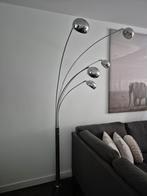 Staande lamp chroom, Huis en Inrichting, Lampen | Vloerlampen, Ophalen, Zo goed als nieuw, Overige materialen, 150 tot 200 cm