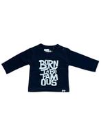 Shirt born to be famous 50, Kinderen en Baby's, Babykleding | Maat 50, Ophalen of Verzenden, Nieuw, Jongetje, Shirtje of Longsleeve