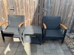 Tuinmeubelen, Tuin en Terras, Kunststof, Gebruikt, Bijzettafel, Tuinset