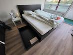 Ikea Malm bed with 4 Malm drawers, Ophalen, Gebruikt, Tweepersoons, 180 cm