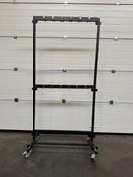 Partij Garderobe rekken, demontabel. Kapstok, rollend, Ophalen, Gebruikt, Metaal, Staande kapstok