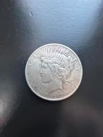 Usa zilveren 1 dollar D uit 1927, Postzegels en Munten, Zilver, Ophalen of Verzenden, Losse munt, Zilver