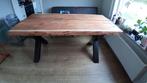 Boomstammentafel / Eettafel, Huis en Inrichting, Tafels | Eettafels, Ophalen, Gebruikt, Rechthoekig, 200 cm of meer