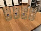 1 Liter bierpullen (4 stuks), Ophalen of Verzenden, Zo goed als nieuw, Bierglas