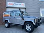 Land Rover Defender 2.2 Td4 110''! Airco! Leder! 7-Persoons!, Auto's, Land Rover, Zwart, 4 cilinders, 7 stoelen, 122 pk