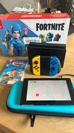 Nintendo Switch Fortnite Editie, Ophalen of Verzenden, Zo goed als nieuw, 3DS, Met games