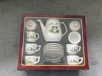 Porseleine kinderservies panda serviesje speelgoed, Ophalen of Verzenden, Nieuw, Overige materialen, Speelkeuken-accessoire