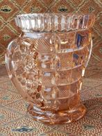Mooie originele Engelse Art Deco vaas van glas 17,8 cm., Antiek en Kunst, Ophalen of Verzenden