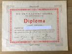 Oosterbeek, diploma, Verzamelen, Verzenden, 1920 tot 1940, Ongelopen, Gelderland