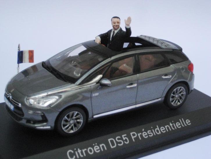 Citroen DS5 Présidentielle Francois Hollande 2012 Norev 1:43, Hobby en Vrije tijd, Modelauto's | 1:43, Nieuw, Auto, Norev, Ophalen of Verzenden