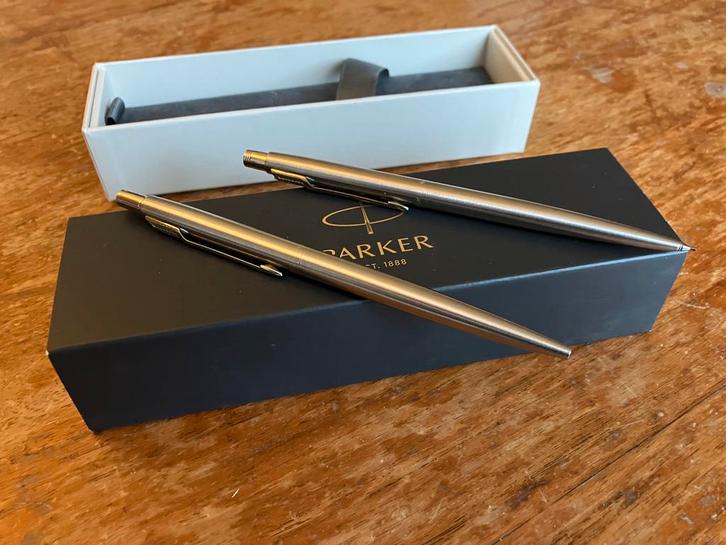 Parker International Classic Flighter CT balpen & vulpotlood, Verzamelen, Pennenverzamelingen, Zo goed als nieuw, Balpen, Parker