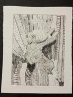 Ets naakt erotiek circa 1991, Antiek en Kunst, Kunst | Etsen en Gravures, Verzenden