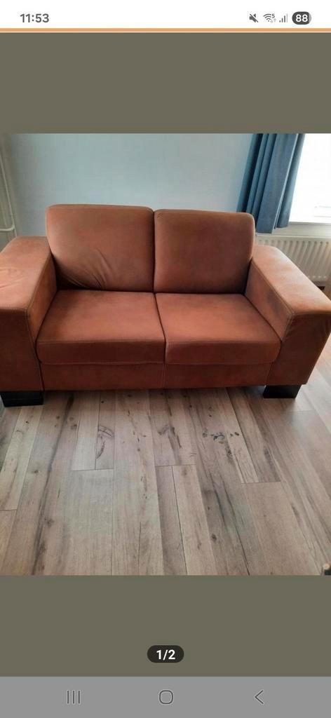 Stoere bank voor klein prijsje., Huis en Inrichting, Banken | Bankstellen, Gebruikt, Tweepersoons, 150 tot 200 cm, 75 tot 100 cm