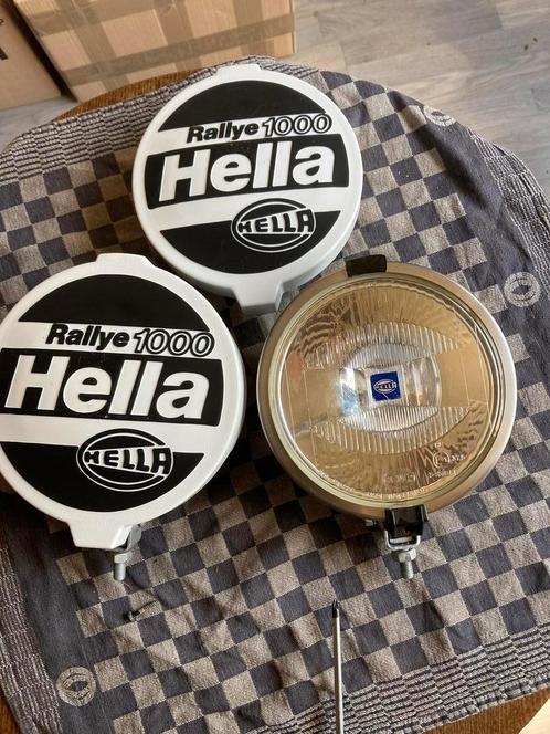 Oldtimer 2 Hella verstralers type Rallye 1000 met covers, Auto-onderdelen, Verlichting, Gebruikt, Ophalen of Verzenden