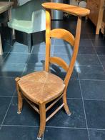 Antieke Biechtstoel met rieten zitting, Antiek en Kunst, Antiek | Meubels | Stoelen en Banken, Ophalen of Verzenden