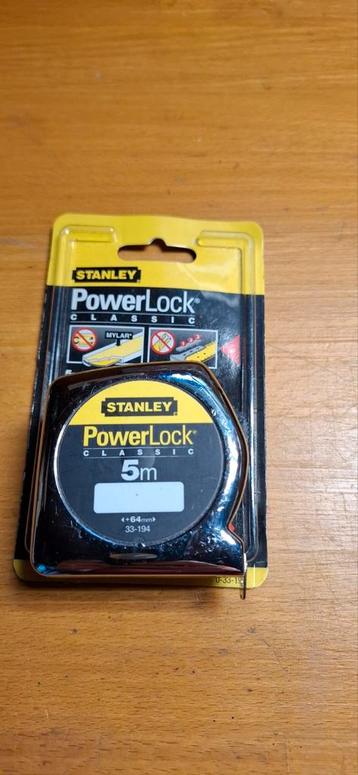 Stanley PowerLock Classic Rolmaat 5m Nieuw in Verpakking beschikbaar voor biedingen