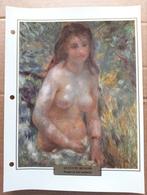 Auguste Renoir naakt in het zonlicht erotiek offset prent, Verzamelen, Foto's en Prenten, Verzenden, Voor 1940, Gebruikt