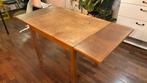 Uitschuifbare houten eettafel, Huis en Inrichting, Tafels | Eettafels, Ophalen, Gebruikt, 50 tot 100 cm, 50 tot 100 cm
