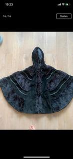Cape  kippie one  size suede lammycoat, Kleding | Dames, Ophalen of Verzenden, Zo goed als nieuw, Maat 42/44 (L), Zwart