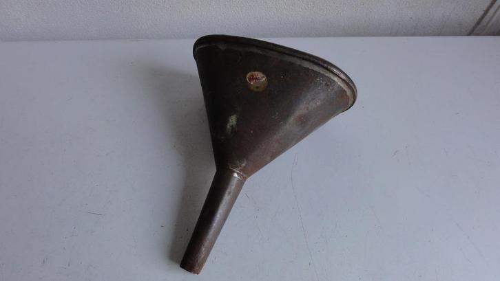 Trechter, antieke trechter met zeefje, Antiek en Kunst, Curiosa en Brocante, Ophalen of Verzenden