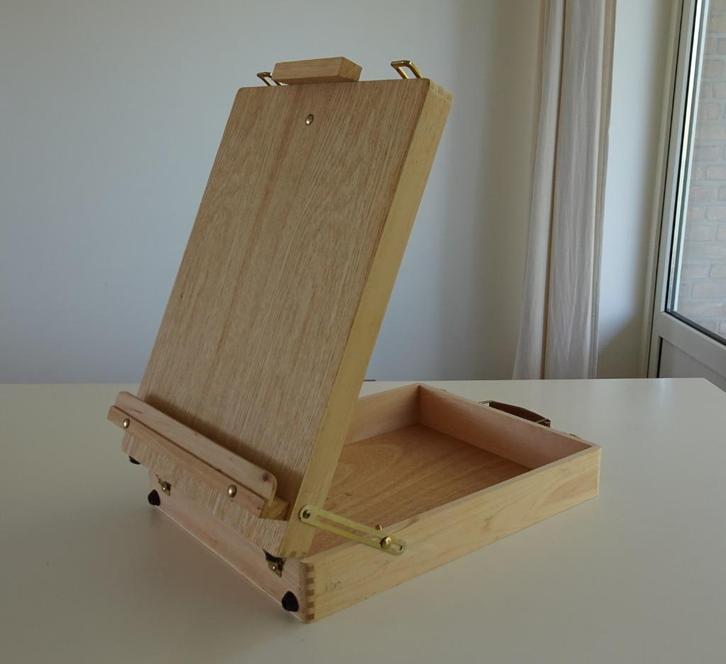 Tafelmodel Schildersezel / Schilderskoffer NIEUW, Hobby en Vrije tijd, Schilderen, Nieuw, Ezel, Ophalen