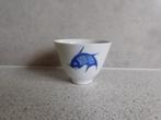 Kom Koi 7,5x6 cm. Blauw China, Antiek en Kunst, Ophalen of Verzenden