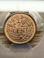 1/2 cent 1912 MS65RB, Ophalen, Koningin Wilhelmina, Overige waardes, Losse munt
