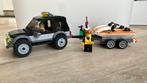 Lego City 60058 jeep / SUV met waterscooters, Complete set, Ophalen of Verzenden, Lego, Zo goed als nieuw