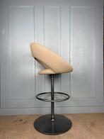 3 Artifort Nina lederen design barkrukken, Huis en Inrichting, 60 tot 90 cm, Met voetsteun, Ophalen of Verzenden, Zo goed als nieuw
