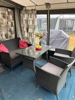 Garden Way Wicker set antraciet grijs, Ophalen, Nieuw, Wicker