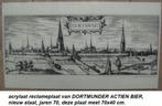 nieuw staat acrylaat plaat van DORTMUNDER ACTIEN BIER 70x40, Ophalen of Verzenden, Nieuw, Reclamebord, Plaat of Schild, Overige merken