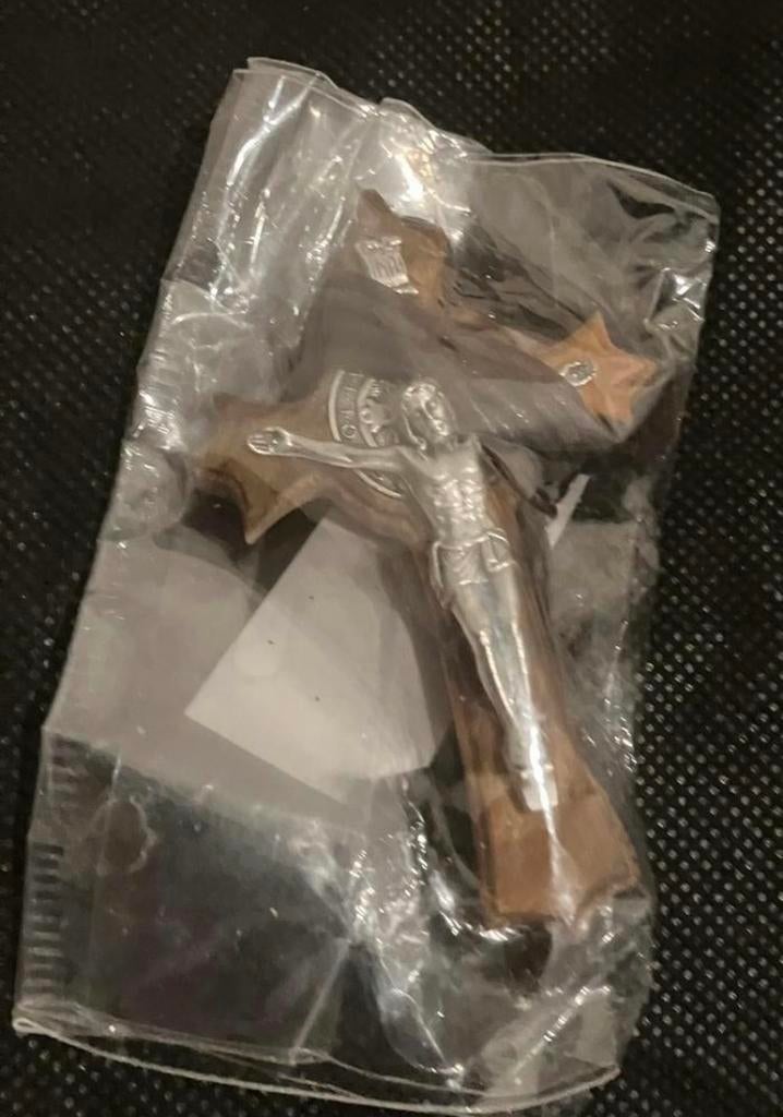 Crucifix mooie hanger van hout ,NIEUW!, Ophalen of Verzenden