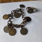 Vintage ketting met ring, Hongarije Oostenrijk. 1895, Ophalen of Verzenden, Zo goed als nieuw