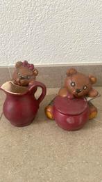 Beren Suiker en melkkannetje, Huis en Inrichting, Keuken | Servies, Gebruikt, Overige typen, Ophalen of Verzenden, Overige stijlen