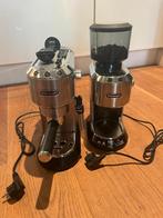 De’Longhi Dedica Zilver Koffiebonen Machine + Koffiemolen, Witgoed en Apparatuur, Koffiezetapparaten, Ophalen, Koffiemachine, Koffiebonen