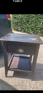 Nachtkastje teakhout 15 euro, Ophalen of Verzenden, Zo goed als nieuw, Hout, Minder dan 45 cm
