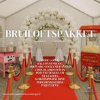 Te huur bruiloftspakket/ Huwelijk/ feestverhuur, Ophalen, Zo goed als nieuw, Geboorte of Huwelijk